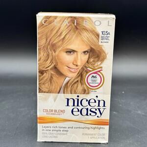 CLAIROL Nice'n Easy #103A Natural Medium Blonde Permanent Hair COLOR